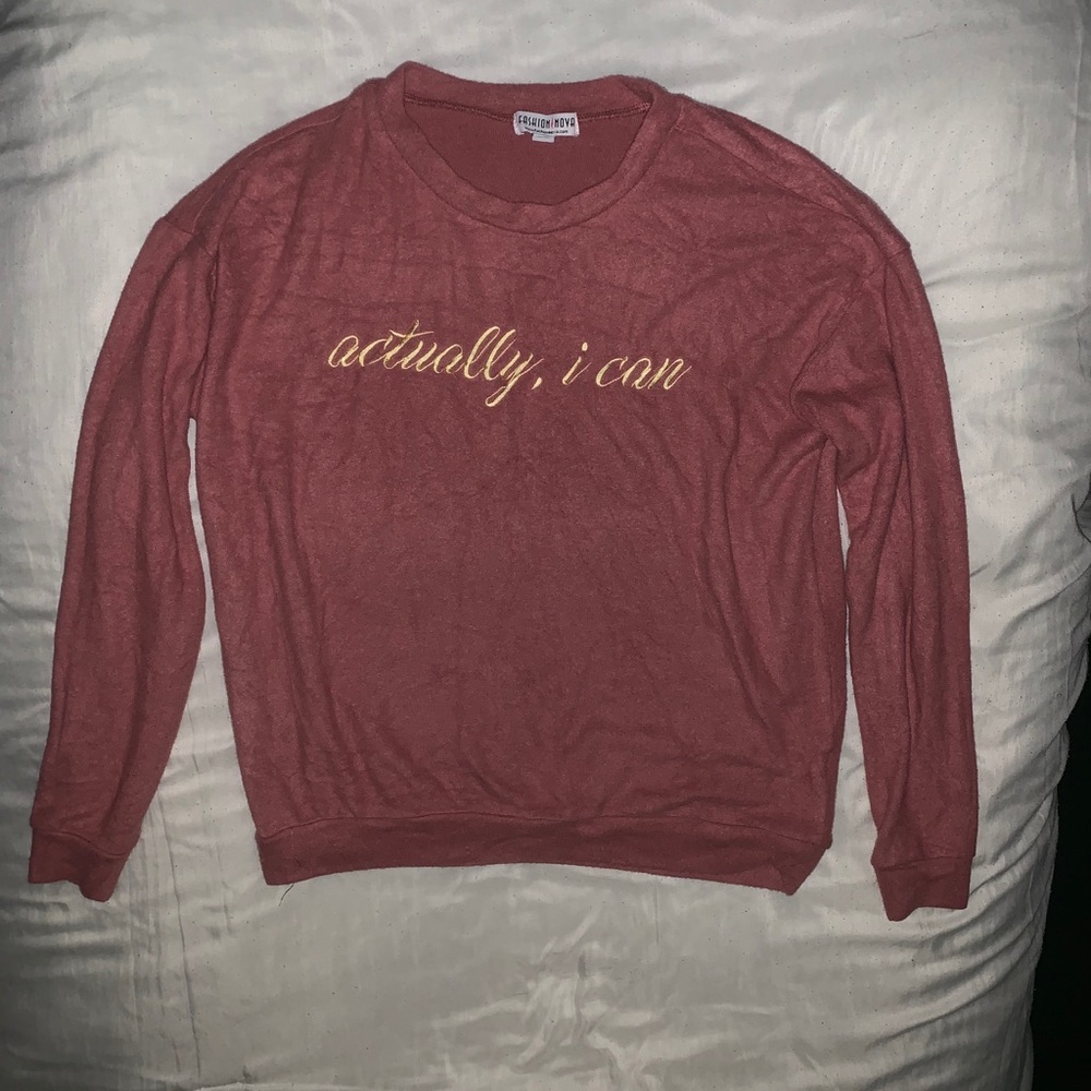 Fashion nova graphic sweater